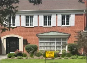 Exterior house painting project completed near Park Ridge Illinois