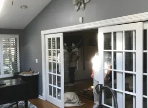 Siding painting and preparation work by Park Ridge Painting Service