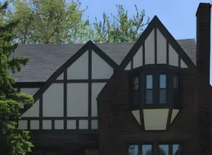 Exterior façade painting completed by Park Ridge painters