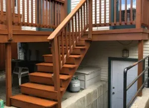 Power washing and prep process before applying new paint