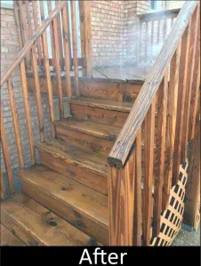 Exterior detail painting and finish quality example